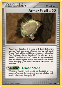 Armor Fossil — Mysterious Treasures 116