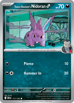Team Rocket's Nidoran♂ — Destined Rivals 117