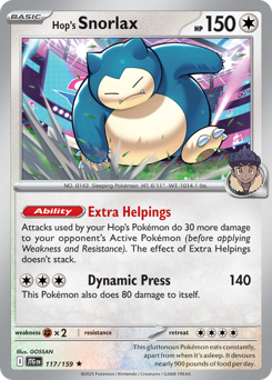 Hop's Snorlax — Journey Together 117