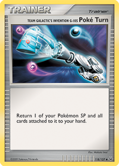 Team Galactic's Invention G-105 Poké Turn — Platinum 118