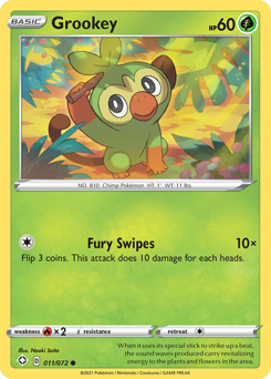 Grookey — Shining Fates 011