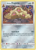 Alolan Dugtrio — McDonald's Collection 2019 011