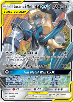 Lucario & Melmetal-GX — Unbroken Bonds 120