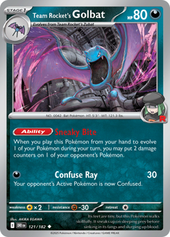 Team Rocket's Golbat — Destined Rivals 121