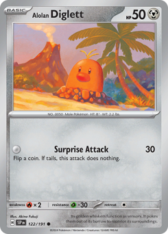 Alolan Diglett — Surging Sparks 122