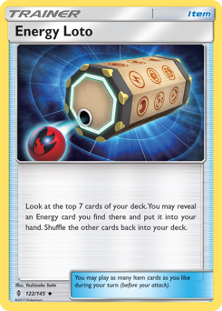 Energy Loto — Guardians Rising 122