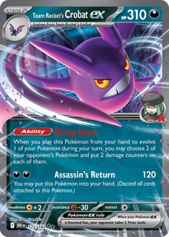 Team Rocket's Crobat ex — Destined Rivals 122