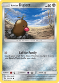 Alolan Diglett — Lost Thunder 122