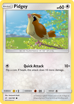 Pidgey — Team Up 122
