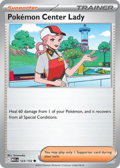 Pokémon Center Lady — Mega Evolution 123