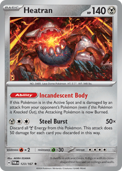 Heatran — Twilight Masquerade 123
