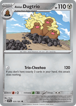 Alolan Dugtrio — Surging Sparks 123