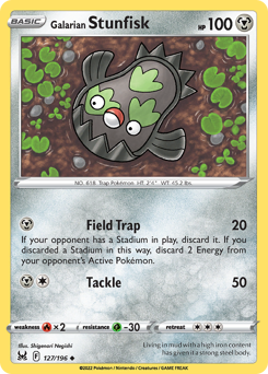 Galarian Stunfisk — SWSH11 127