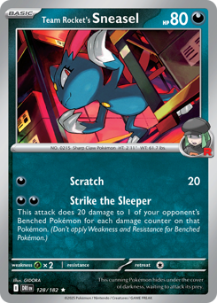 Team Rocket's Sneasel — Destined Rivals 128