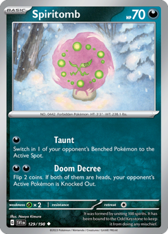 Spiritomb — Scarlet & Violet 129
