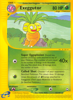 Exeggutor — Aquapolis 012