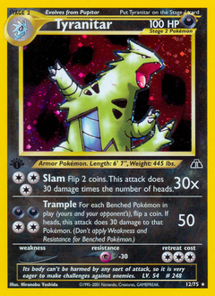 Tyranitar — Neo Discovery 012