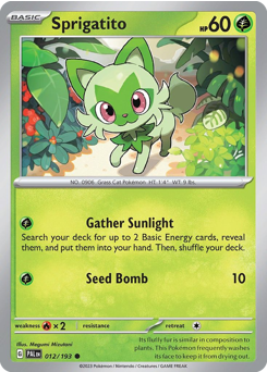 Sprigatito — Paldea Evolved 012