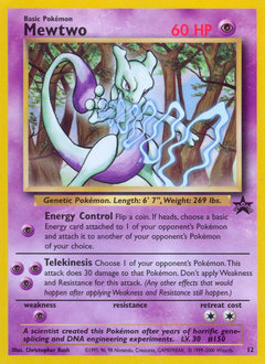 Mewtwo — Wizards Black Star Promos 012