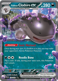 Paldean Clodsire ex — Paldea Evolved 130
