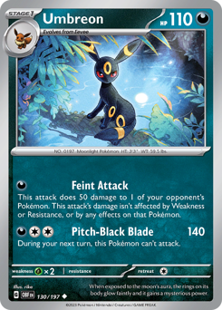 Umbreon — Obsidian Flames 130
