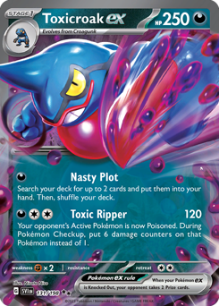 Toxicroak ex — Scarlet & Violet 131