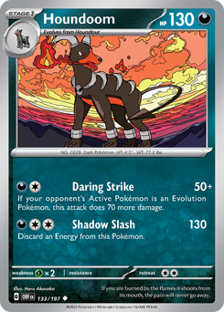 Houndoom — Obsidian Flames 133