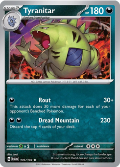 Tyranitar — Paldea Evolved 135