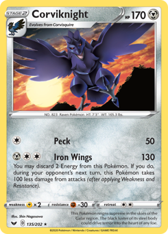 Corviknight — Sword & Shield 135