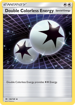 Double Colorless Energy — Sun & Moon 136