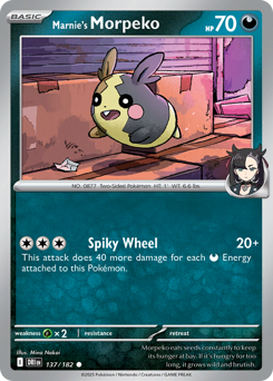 Marnie's Morpeko — Destined Rivals 137