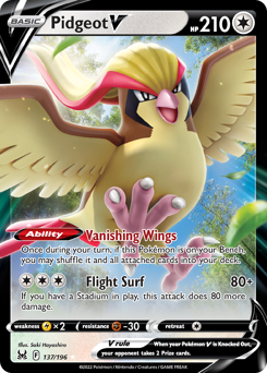 Pidgeot V — Lost Origin 137