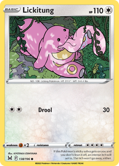 Lickitung — Lost Origin 138