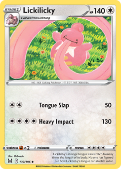 Lickilicky — Lost Origin 139