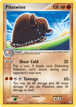 Piloswine — Team Rocket Returns 013