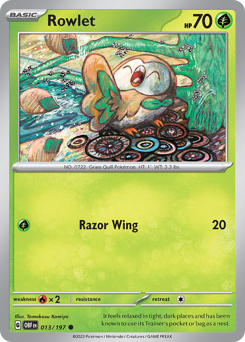 Rowlet — Obsidian Flames 013