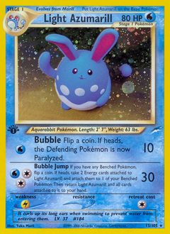Light Azumarill — Neo Destiny 013