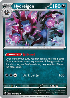 Hydreigon — Paldea Evolved 140