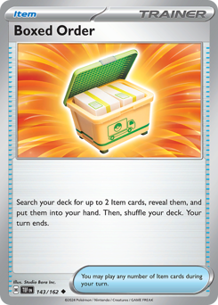 Boxed Order — Temporal Forces 143