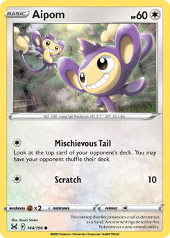 Aipom — Lost Origin 144