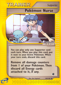 Pokémon Nurse — Expedition Base Set 145
