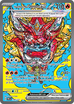 Hearthflame Mask Ogerpon ex — Prismatic Evolutions 148