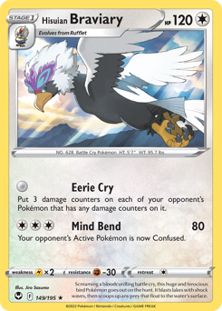 Hisuian Braviary — Silver Tempest 149