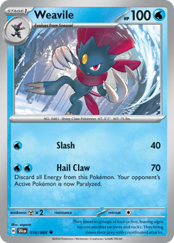 Weavile — Shrouded Fable 014