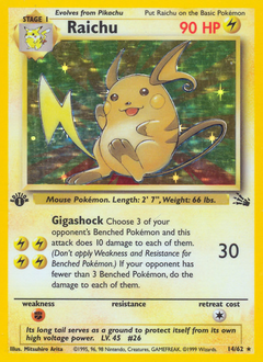 Raichu — Fossil 014