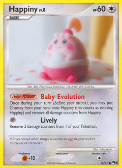 Happiny — POP Series 8 014
