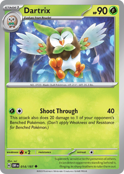 Dartrix — Obsidian Flames 014