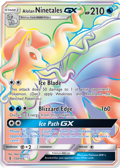 Alolan Ninetales-GX — Guardians Rising 150