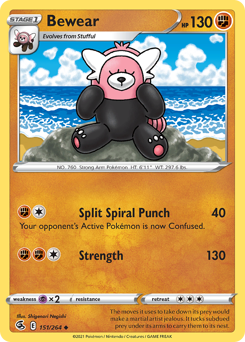 Bewear — Fusion Strike 151
