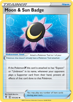 Moon & Sun Badge — Evolving Skies 151